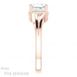 Princess Cut Forever One Moissanite Engagement Ring #GTJ1292-square-fo-r 3 Princess Cut Forever One Moissanite Engagement Ring #GTJ1292-square-fo-r