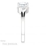 Princess Cut Forever One Moissanite Engagement Ring #GTJ1292-square-fo-w
