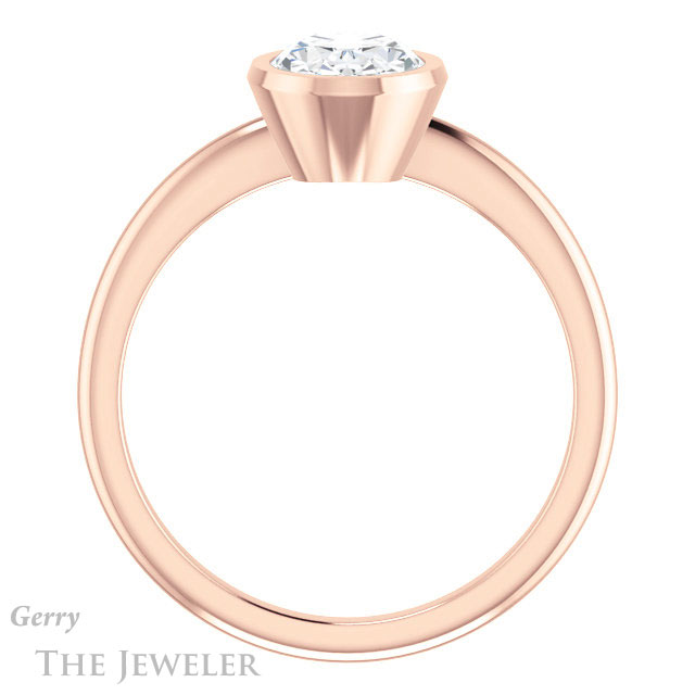 Oval Shaped Forever One Moissanite Engagement Ring #GTJ1293-oval-fo-r 2 Oval Shaped Forever One Moissanite Engagement Ring #GTJ1293-oval-fo-r