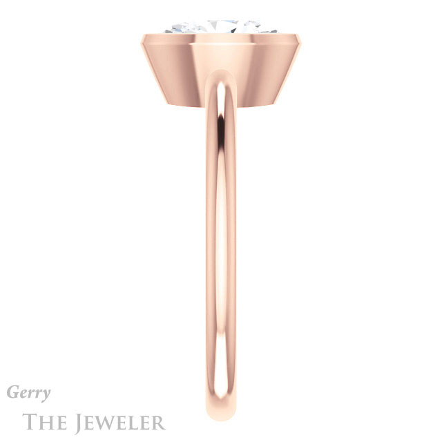 Oval Shaped Forever One Moissanite Engagement Ring #GTJ1293-oval-fo-r 3 Oval Shaped Forever One Moissanite Engagement Ring #GTJ1293-oval-fo-r
