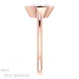 Pear Shaped Forever One Moissanite Engagement Ring #GTJ1293-pear-fb-r 3 Pear Shaped Forever Brilliant Moissanite Engagement Ring #GTJ1293-pear-fb-r
