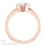 Round Cut Forever One Moissanite Engagement Ring #GTJ1293-round-fo-r 2 Round Cut Forever One Moissanite Engagement Ring #GTJ1293-round-fo-r