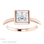 Princess Cut Forever One Moissanite Engagement Ring #GTJ1293-square-fo-r 1 Princess Cut Forever One Moissanite Engagement Ring #GTJ1293-square-fo-r