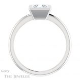 Princess Cut Forever One Moissanite Engagement Ring #GTJ1293-square-fo-w 2 Princess Cut Forever One Moissanite Engagement Ring #GTJ1293-square-fo-w