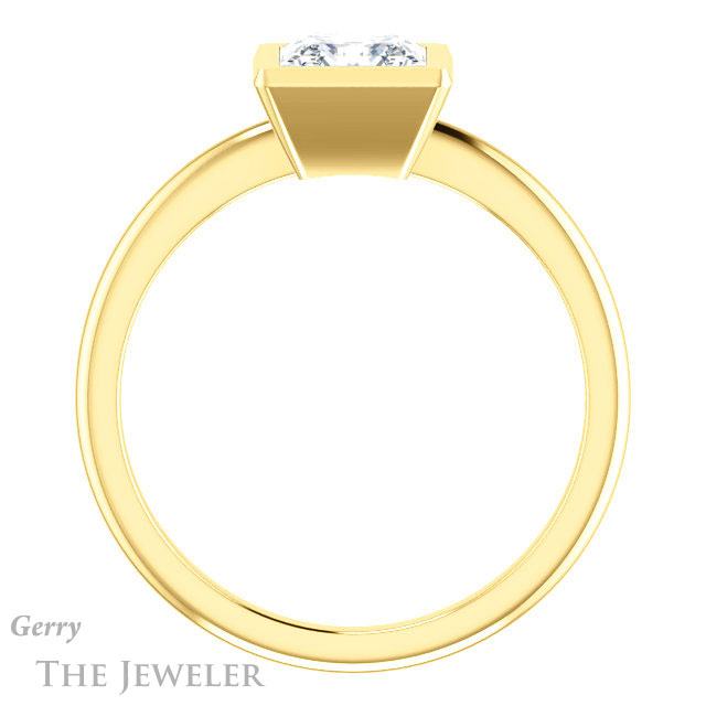 Princess Cut Forever One Moissanite Engagement Ring #GTJ1293-square-fo-y 2 Princess Cut Forever One Moissanite Engagement Ring #GTJ1293-square-fo-y