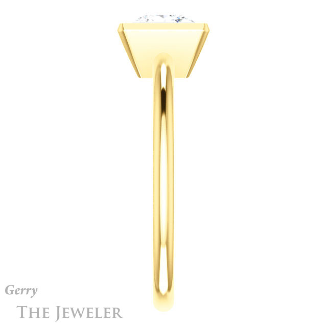 Princess Cut Forever One Moissanite Engagement Ring #GTJ1293-square-fo-y 3 Princess Cut Forever One Moissanite Engagement Ring #GTJ1293-square-fo-y