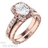 Oval Shaped Forever One Moissanite Engagement Ring #GTJ900-oval-fo-r 6 Oval Shaped Forever One Moissanite Engagement Ring #GTJ900-oval-fo-r
