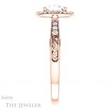 Princess Cut Forever One Moissanite Engagement Ring #GTJ900-square-fo-r 3 Princess Cut Forever One Moissanite Engagement Ring #GTJ900-square-fo-r