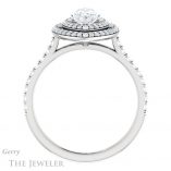 Marquise Cut Forever Brilliant Moissanite Engagement Ring #GTJ903-marquise-fb-w