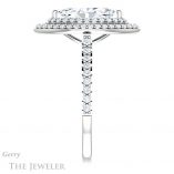 Marquise Cut Forever Brilliant Moissanite Engagement Ring #GTJ903-marquise-fb-w