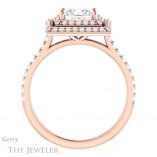 Princess Cut Forever One Moissanite Engagement Ring #GTJ903-square-fo-r 2 Princess Cut Forever One Moissanite Engagement Ring #GTJ903-square-fo-r