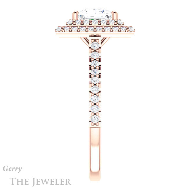 Princess Cut Forever One Moissanite Engagement Ring #GTJ903-square-fo-r 3 Princess Cut Forever One Moissanite Engagement Ring #GTJ903-square-fo-r