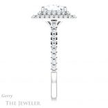 Princess Cut Forever One Moissanite Engagement Ring #GTJ903-square-fo-w 3 Princess Cut Forever One Moissanite Engagement Ring #GTJ903-square-fo-w
