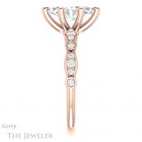 Marquise Cut Forever One Moissanite Engagement Ring #GTJ904-marquise-fb-r 3 Marquise Cut Forever Brilliant Moissanite Engagement Ring #GTJ904-marquise-fb-r