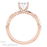 Princess Cut Forever One Moissanite Engagement Ring #GTJ904-square-fo-r