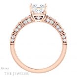 Princess Cut Forever One Moissanite Engagement Ring #GTJ905-square-fo-r 2 Princess Cut Forever One Moissanite Engagement Ring #GTJ905-square-fo-r