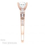 Princess Cut Forever One Moissanite Engagement Ring #GTJ905-square-fo-r 3 Princess Cut Forever One Moissanite Engagement Ring #GTJ905-square-fo-r