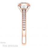 Cushion Cut Forever One Moissanite Engagement Ring #GTJ906-cushion-fo-r