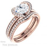 Oval Shaped Forever One Moissanite Engagement Ring #GTJ906-oval-fo-r 6 Oval Shaped Forever One Moissanite Engagement Ring #GTJ906-oval-fo-r
