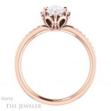 Marquise Cut Forever Brilliant Moissanite Engagement Ring #GTJ908-marquise-fb-r