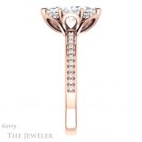 Marquise Cut Forever Brilliant Moissanite Engagement Ring #GTJ908-marquise-fb-r