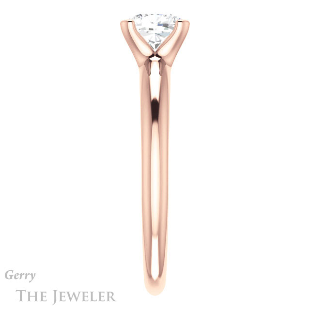 Cushion Cut Forever One Moissanite Engagement Ring #GTJ911-cushion-fo-r | Gerry The Jeweler Cushion Cut Forever One Moissanite Engagement Ring #GTJ911-cushion-fo-r