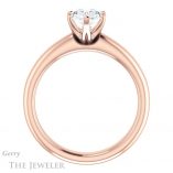 Oval Shaped Forever One Moissanite Engagement Ring #GTJ912-oval-fo-r 2 Oval Shaped Forever One Moissanite Engagement Ring #GTJ912-oval-fo-r
