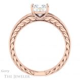Princess Cut Forever One Moissanite Engagement Ring #GTJ914-square-fo-r