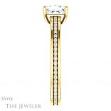 Princess Cut Forever One Moissanite Engagement Ring #GTJ914-square-fo-y