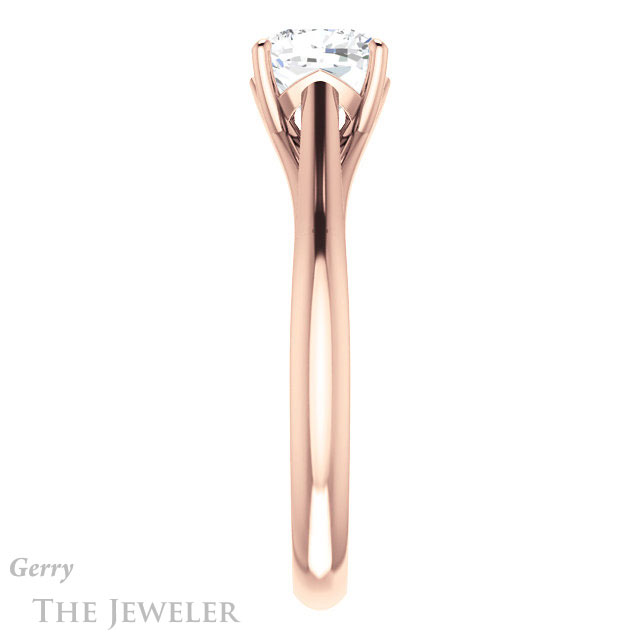 Cushion Cut Forever One Moissanite Engagement Ring #GTJ916-cushion-fo-r 3 Cushion Cut Forever One Moissanite Engagement Ring #GTJ916-cushion-fo-r