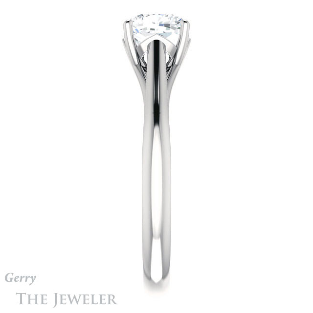 Cushion Cut Forever One Moissanite Engagement Ring #GTJ916-cushion-fo-w 3 Cushion Cut Forever One Moissanite Engagement Ring #GTJ916-cushion-fo-w