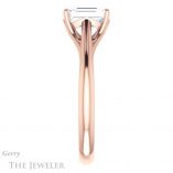 Emerald Cut Forever One Moissanite Engagement Ring #GTJ916-emerald-fb-r 3 Emerald Cut Forever Brilliant Moissanite Engagement Ring #GTJ916-emerald-fb-r