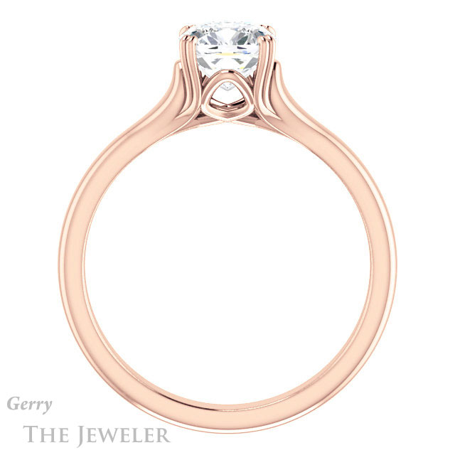 Cushion Cut Forever One Moissanite Engagement Ring #GTJ917-cushion-fo-r 2 Cushion Cut Forever One Moissanite Engagement Ring #GTJ917-cushion-fo-r