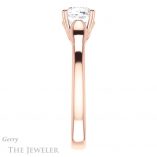Cushion Cut Forever One Moissanite Engagement Ring #GTJ917-cushion-fo-r 3 Cushion Cut Forever One Moissanite Engagement Ring #GTJ917-cushion-fo-r