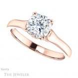 Cushion Cut Forever One Moissanite Engagement Ring #GTJ917-cushion-fo-r 5 Cushion Cut Forever One Moissanite Engagement Ring #GTJ917-cushion-fo-r
