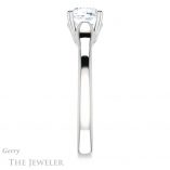 Cushion Cut Forever One Moissanite Engagement Ring #GTJ917-cushion-fo-w