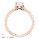Oval Shaped Forever One Moissanite Engagement Ring #GTJ917-oval-fo-r 2 Oval Shaped Forever One Moissanite Engagement Ring #GTJ917-oval-fo-r