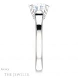 Oval Shaped Forever One Moissanite Engagement Ring #GTJ917-oval-fo-w