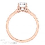 Round Cut Forever One Moissanite Engagement Ring #GTJ917-round-fo-r 2 Round Cut Forever One Moissanite Engagement Ring #GTJ917-round-fo-r