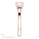 Round Cut Forever One Moissanite Engagement Ring #GTJ917-round-fo-r 3 Round Cut Forever One Moissanite Engagement Ring #GTJ917-round-fo-r