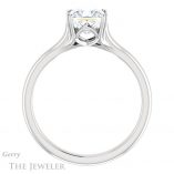 Princess Cut Forever One Moissanite Engagement Ring #GTJ917-square-fo-w 2 Princess Cut Forever One Moissanite Engagement Ring #GTJ917-square-fo-w