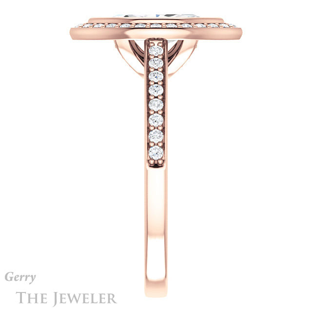 Marquise Cut Forever Brilliant Moissanite Engagement Ring #GTJ920-marquise-fb-r