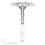 Marquise Cut Forever Brilliant Moissanite Engagement Ring #GTJ920-marquise-fb-w