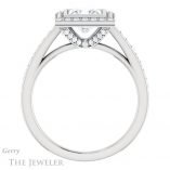 Princess Cut Forever One Moissanite Engagement Ring #GTJ920-square-fo-w 2 Princess Cut Forever One Moissanite Engagement Ring #GTJ920-square-fo-w