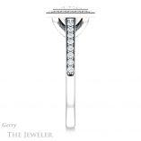 Princess Cut Forever One Moissanite Engagement Ring #GTJ920-square-fo-w 3 Princess Cut Forever One Moissanite Engagement Ring #GTJ920-square-fo-w
