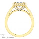 Princess Cut Forever One Moissanite Engagement Ring #GTJ920-square-fo-y