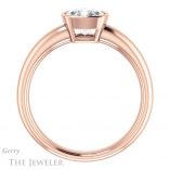 Cushion Cut Forever One Moissanite Engagement Ring #GTJ922-cushion-fo-r