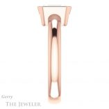 Emerald Cut Forever Brilliant Moissanite Engagement Ring #GTJ922-emerald-fb-r