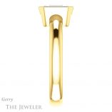 Emerald Cut Forever Brilliant Moissanite Engagement Ring #GTJ922-emerald-fb-y
