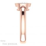 Oval Shaped Forever One Moissanite Engagement Ring #GTJ922-oval-fo-r